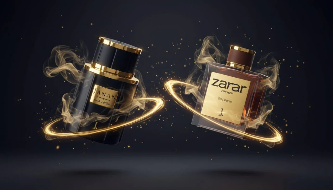 (Pack of 2) J. Janan Gold & Zarar| Top Class Quality ✅